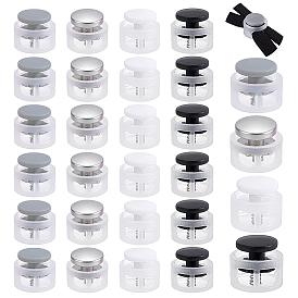 80шт 4 цвета пластиковые пружинные шнуры замки, 1-луночное, аксессуары