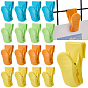 4Pcs Plastic Refrigerator Liner Clips, for Storage Dividers Hanging Clips