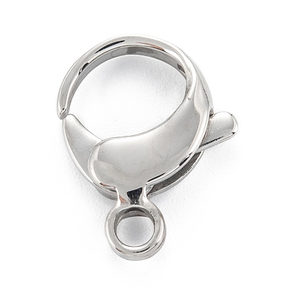 304 inox homard fermoirs pince, fermoirs à gâchette de perroquet
