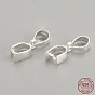 925 Sterling Silver Pendants, Ice Pick & Pinch Bails, with 925 Stamp
