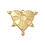 Brass Pendant Cabochon Settings, Heart