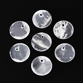 Натуральные подвески в форме диска из оболочки Capiz