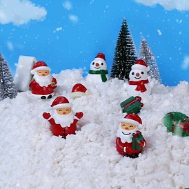 Micro Landscape Christmas Snow Landscape Decoration Santa Claus Home Decoration Resin Crafts Small Ornaments