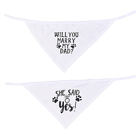 2шт 2 стиль ткань ПЭТ носовой платок, зоотовары, треугольные