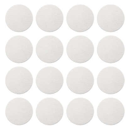 Blank Aluminum Custom Engraving Name Plate, Business Card Blanks, Flat Round