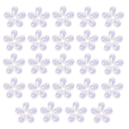 Abs perles en plastique, fleur