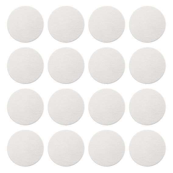 Blank Aluminum Custom Engraving Name Plate, Business Card Blanks, Flat Round