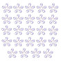 Abs perles en plastique, fleur
