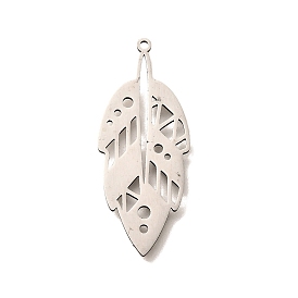 201 подвески из нержавеющей стали, лазерная резка, подвеска в виде полого виноградного листа, анти-тускнение