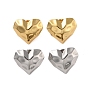 304 Stainless Steel Earrings, Heart