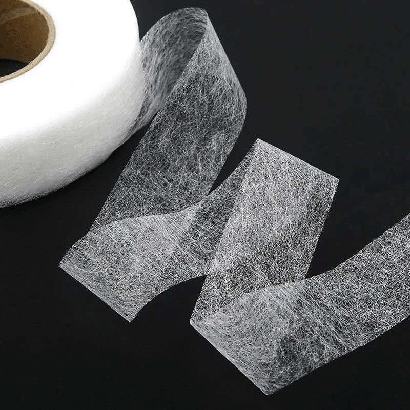 Fabric Fusing Adhesive Hem Tape, Double Sided Iron on Heat Adhesive Tape, No Sewing for Clothing Making