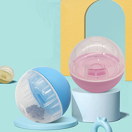 Пластиковый мини-мяч для собак iq, дозатор корма для животных, собака игрушечный мяч