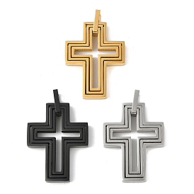 304 подвески из нержавеющей стали, ионное покрытие (ip), крест очарование