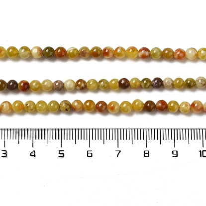 Natural Serpentine Beads Strands, Round