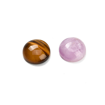 Природных драгоценных камней кабошон, плоский зад, полукруглый