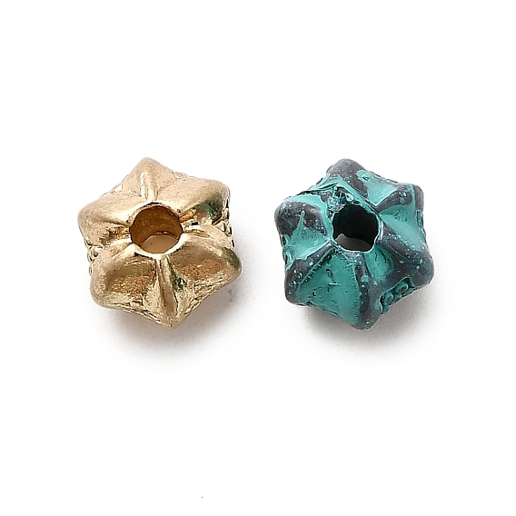 Сплавочные овальные бусины тибетского стиля , без кадмия, без никеля и без свинца, долговечный