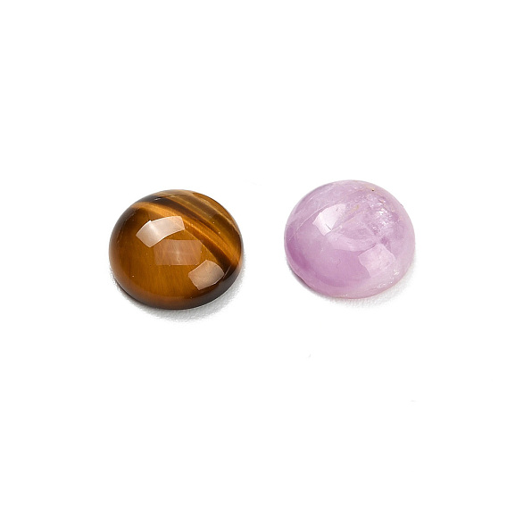 Природных драгоценных камней кабошон, плоский зад, полукруглый