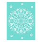 Self-Adhesive Silk Screen Printing Stencil, for Painting on Wood, DIY Decoration T-Shirt Fabric, Sky Blue