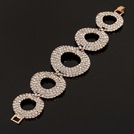 Fashion Tassel Circle Bracelet for Women Nightclub Retro Gold Jewelry