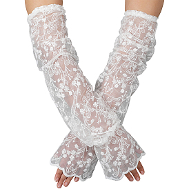 1 пара нарукавников из полиэстера для женщин