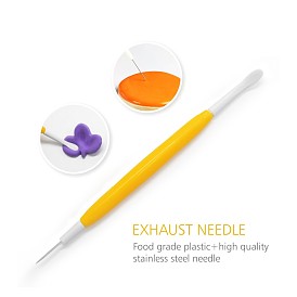 Plastic Scriber Needles, with Iron Needle, DIY Baking Tool