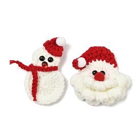 Рождественская пряжа и пластиковая брошь, изысканная булавка на лацкан из платинового железа для женщин