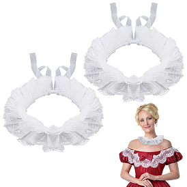 2шт. хлопковый искусственный воротник, отделка декольте, аксессуары для одежды diy