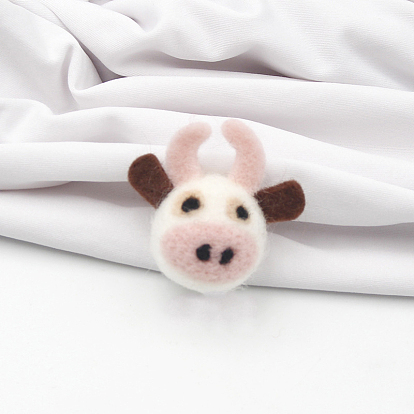 Кабошоны из шерстяного войлока, крупный рогатый скот