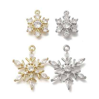 Стойка металлическая латунная микропрофилированная кубическая циркония подвески, без кадмия, без никеля и без свинца, долговечный, снежинка