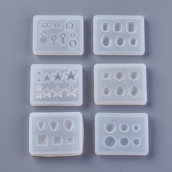 Silicone Molds, Resin Casting Molds, For UV Resin, Epoxy Resin Jewelry Making, Mixed Shape