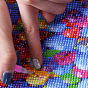 DIY Butterfly Pattern Diamond Painting Kits, including Acrylic Rhinestones, Dotting Pen, Glue Clay, Tray Plate