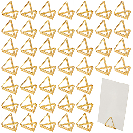 32шт. мини-железные держатели карточек, симпатичные настольные держатели карт, для свадьбы, стороны, треугольные