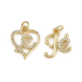 Латунные микропаве прозрачные подвески с фианитом, без кадмия и без свинца, реальный 18 k позолоченный, с целью перехода в кольце