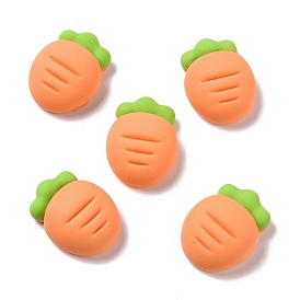 Opaque Resin Cabochons, DIY Accessories, Phone Case Decoration, Carrot