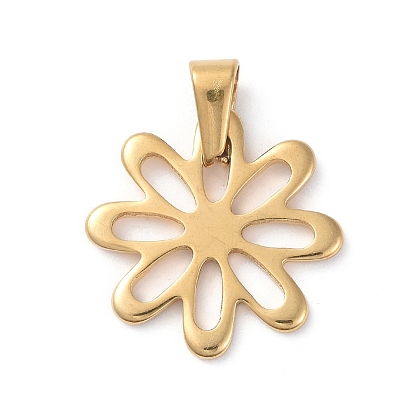 304 подвески из нержавеющей стали, цветок