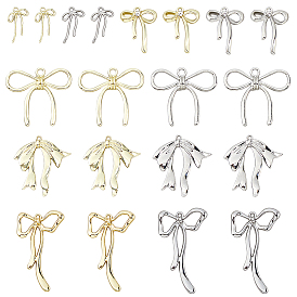 20 шт. 5 стили 2 цвета подвески из сплава, бантом прелести