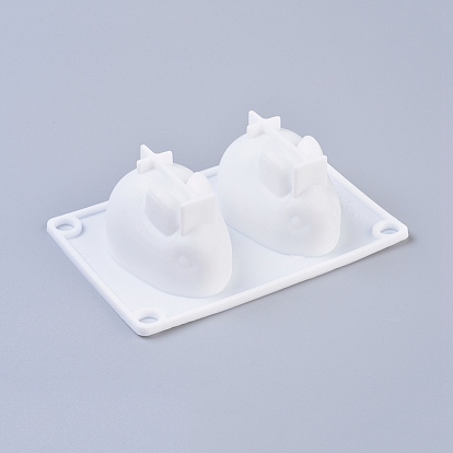 Зайчик силиконовые формы на пасху, формы для литья смолы, для уф-смолы, изготовление ювелирных изделий из эпоксидной смолы, кролик с крестом