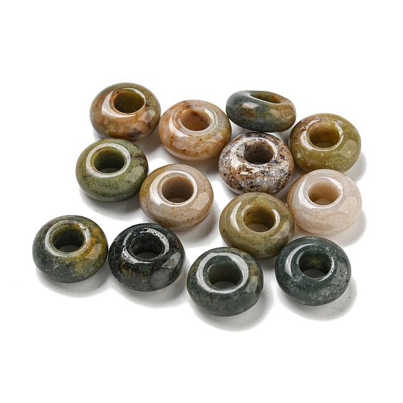 Природного индийского агата бисера, рондель