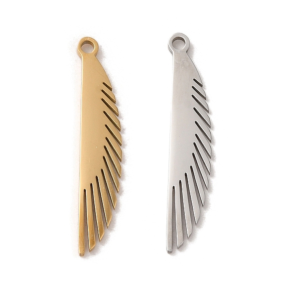 201 подвески из нержавеющей стали, лазерная резка, очарование крыла