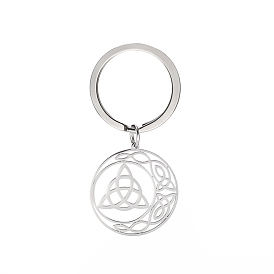 Stainless Steel Keychains, Moon