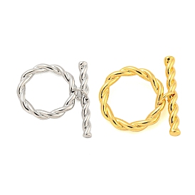 Laiton fermoirs toggle, sans cadmium et sans nickel et sans plomb, anneau
