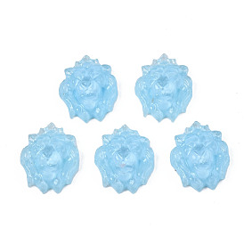 Transparent Resin Cabochons, Lion