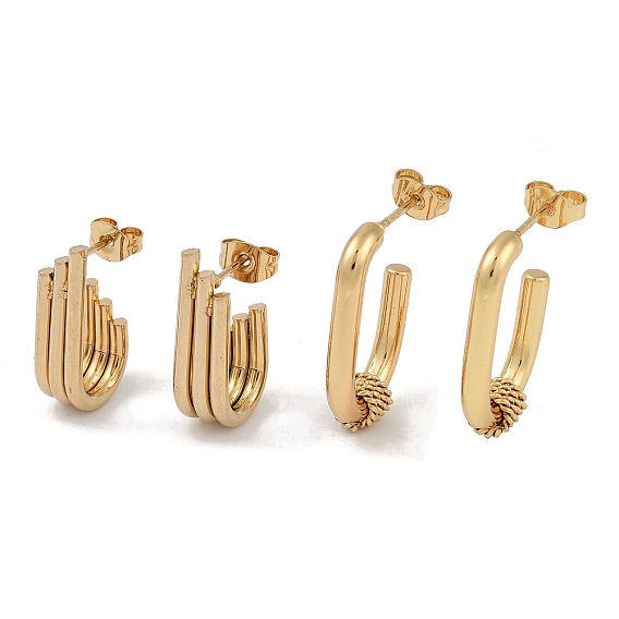 Вакуумное покрытие pvd 201 серьги-гвоздики из нержавеющей стали, с 304 штифта из нержавеющей стали