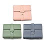 PU Imitation Leather Earring Storage Bags, Portable Travel Jewelry Earring Organizer Bag, Rectangle
