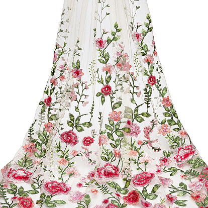 Tissu en polyester, accessoires du vêtement, motif rose