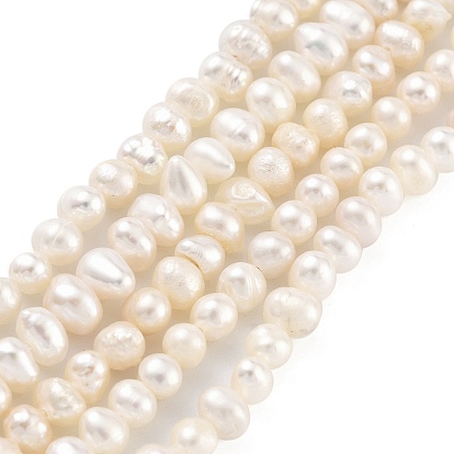 Нити из натурального культивированного пресноводного жемчуга, картофель