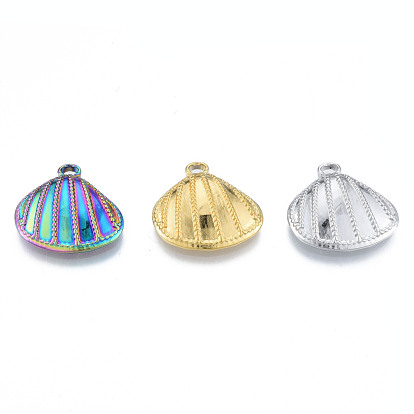 304 Stainless Steel Pendants, Shell Shape