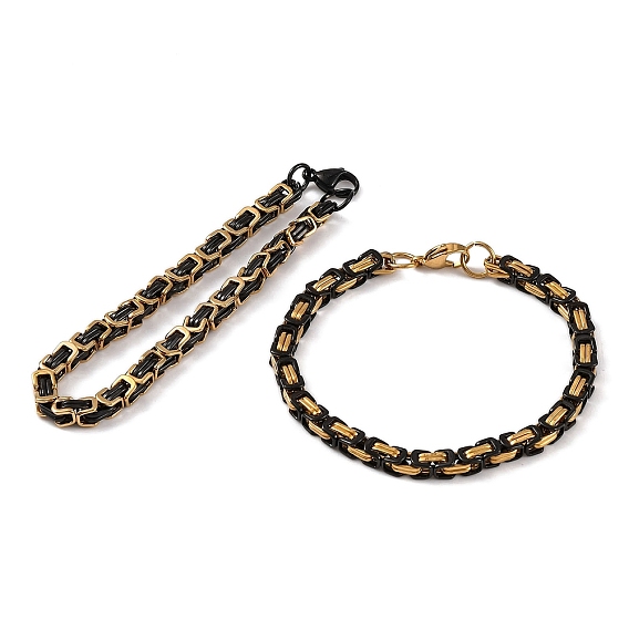 201 из нержавеющей стали византийские браслеты цепи, с 304 нержавеющей стали застежки