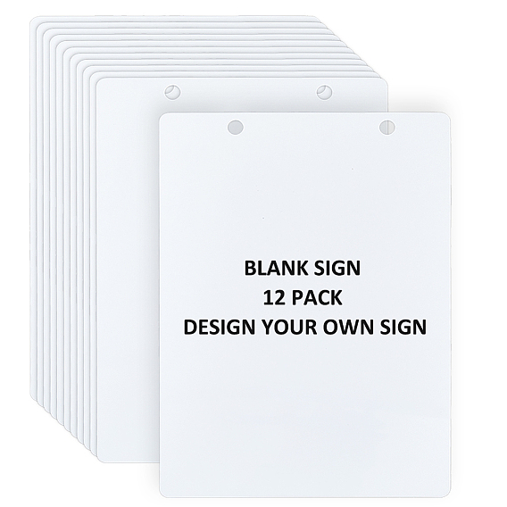 Erasable PVC Blank Hanging Hanger Chalkboard, Blank Memo Board, Rectangle, for Home, Hotel, Store