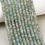 Natural Amazonite Beads Strands, Faceted Rondelle